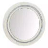 Kirklands Home White Wood Aislinn Wall Mirror
