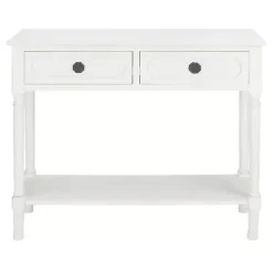 Kirklands Home Wood Allura Console Table White Clearance