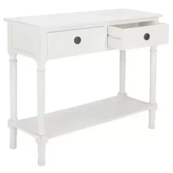 Kirklands Home Wood Allura Console Table White Clearance