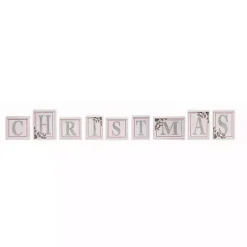 Christmas Decorations>Kirklands Home Wood Christmas Letter Blocks, Set of 9 White