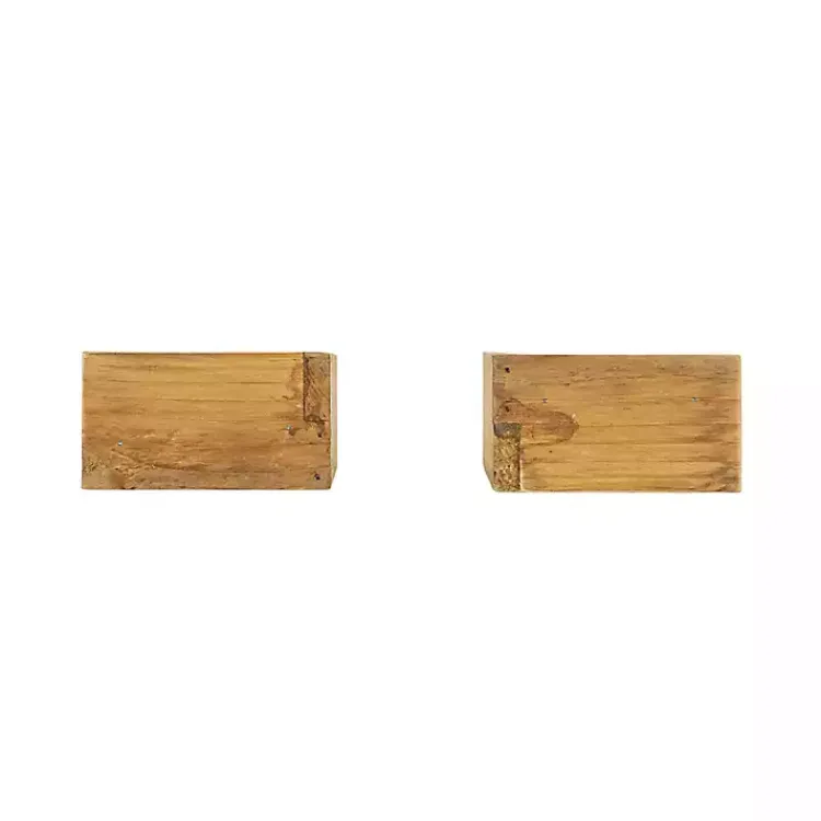 Decorative Accents>Kirklands Home Wood Cloud Bookends, Set of 2 White