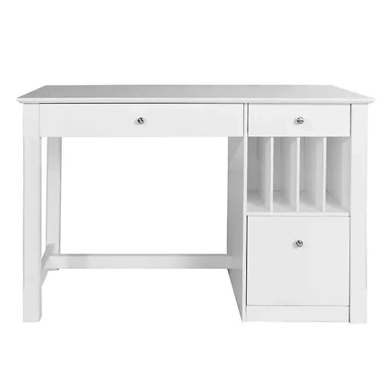 Kirklands Home Wood Computer Desk White