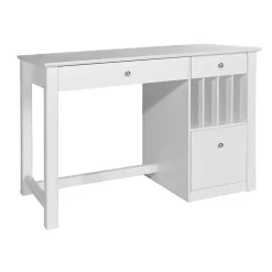 Kirklands Home Wood Computer Desk White