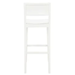 Kirklands Home Wood Devin Bar Stools, Set of 2 White