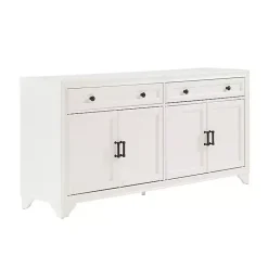 Kirklands Home Wood 4-Door Sideboard Cabinet White Discount