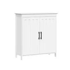 Kirklands Home Wood 2-Door Storage Cabinet White New