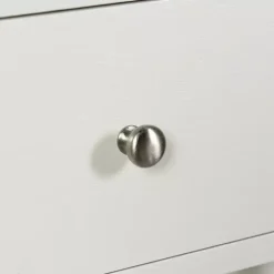 Kirklands Home Wood 1-Drawer Arthur Accent Table White Clearance