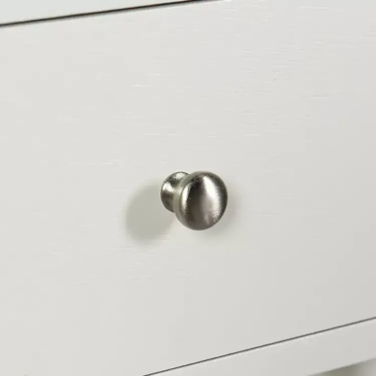 Kirklands Home Wood 1-Drawer Arthur Accent Table White Clearance