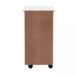 Kirklands Home Wood 6-Drawer Cary Storage Cart White Sale