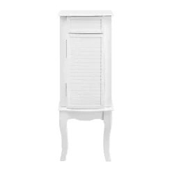 Kirklands Home Wood 4-Drawer Elena Jewelry Armoire White Clearance