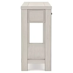 Kirklands Home Wood 4-Drawer Farmhouse Console Table White Hot
