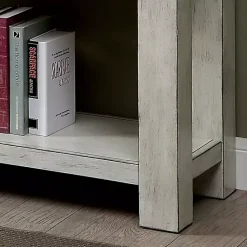 Kirklands Home Wood 4-Drawer Farmhouse Console Table White Hot