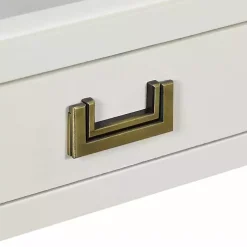 Kirklands Home Wood Layla Accent Table White Outlet