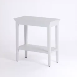 Kirklands Home Wood Marlee Side Table White Online
