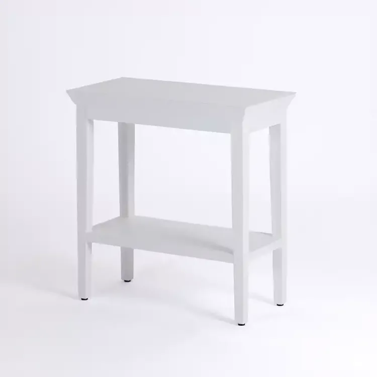 Kirklands Home Wood Marlee Side Table White Online