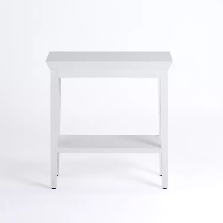 Kirklands Home Wood Marlee Side Table White Online