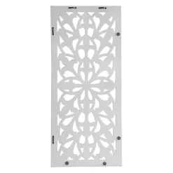 Kirklands Home Wood Medallion August Wall Plaque White Hot
