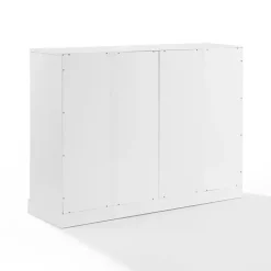 Kirklands Home Wood Panel 4-Door Cabinet White Discount