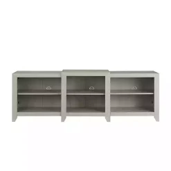 Kirklands Home Wood 6-Shelf Media Cabinet White Sale