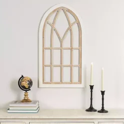 Kirklands Home Wood Sydney Arch Wall Plaque White Discount