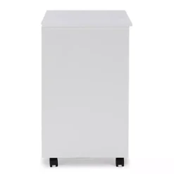 Kirklands Home Wood Wide 6-Drawer Cary Storage Cart White Best