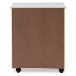 Kirklands Home Wood Wide 6-Drawer Cary Storage Cart White Best