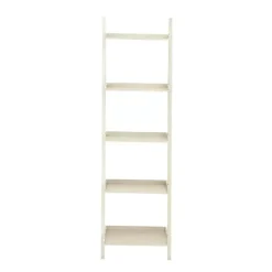 Kirklands Home Wooden Leaning Shelf White