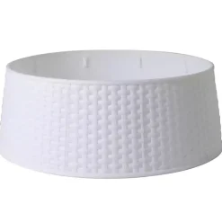 Christmas Tree Skirts & Collars>Kirklands Home Woven Rattan Tree Collar White