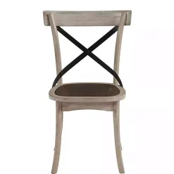 Kirklands Home White X-Back Wooden Dining Chairs, Set of 2 Sale