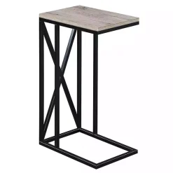 Kirklands Home Whitewash Tucson C-Table Brown Hot