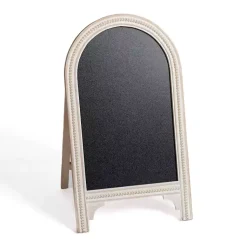 Memo & Chalkboards>Kirklands Home Whitewashed Beaded Chalkboard Easel
