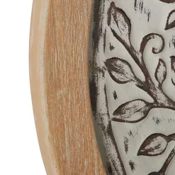 Kirklands Home Whitewashed Bronze Tree Framed Wall Plaque Sale