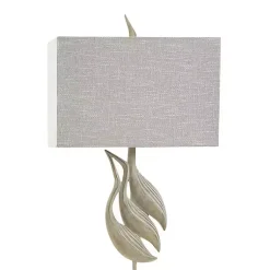 Kirklands Home Whitewashed Carved Egrets Floor Lamp Tan Discount