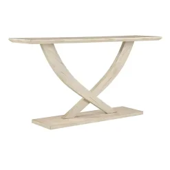 Kirklands Home washed Ramus Console Table White Online
