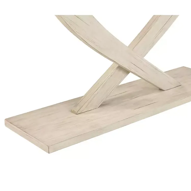 Kirklands Home washed Ramus Console Table White Online