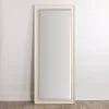 Kirklands Home Whitewashed Scoop Maggie Profile Mirror, 28x68 in. Sale