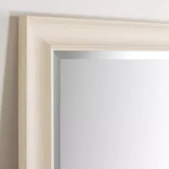 Kirklands Home Whitewashed Scoop Maggie Profile Mirror, 28x68 in. Sale