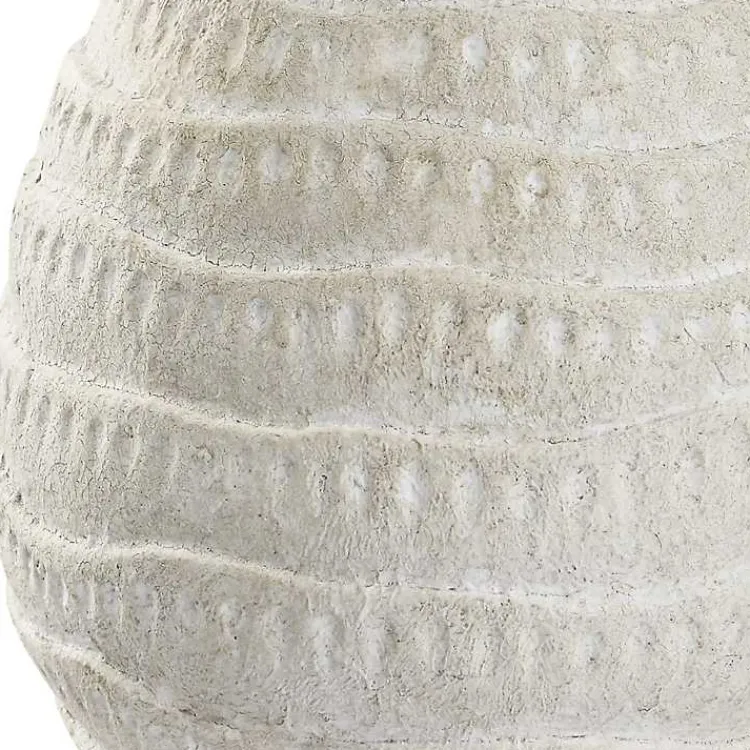 Kirklands Home washed Textured Ellie Table Lamp White