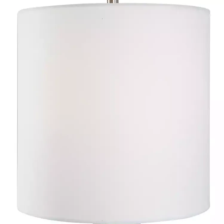 Kirklands Home washed Textured Ellie Table Lamp White