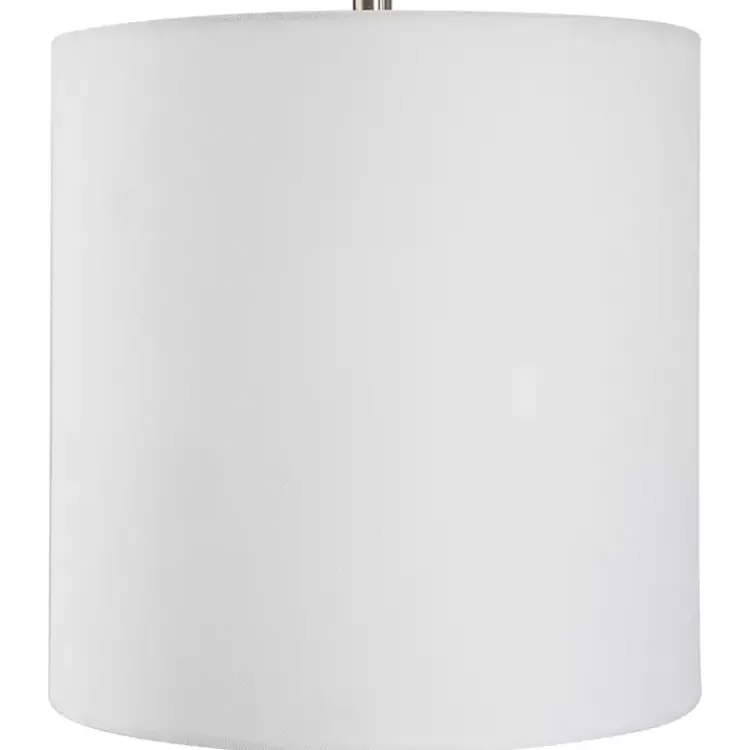 Kirklands Home washed Textured Ellie Table Lamp White