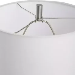 Kirklands Home washed Textured Ellie Table Lamp White