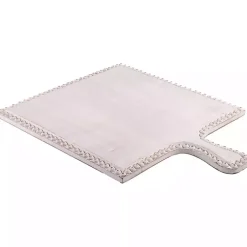Kirklands Home washed Wood Beaded Edge Cutting Board, 14x18 White Outlet