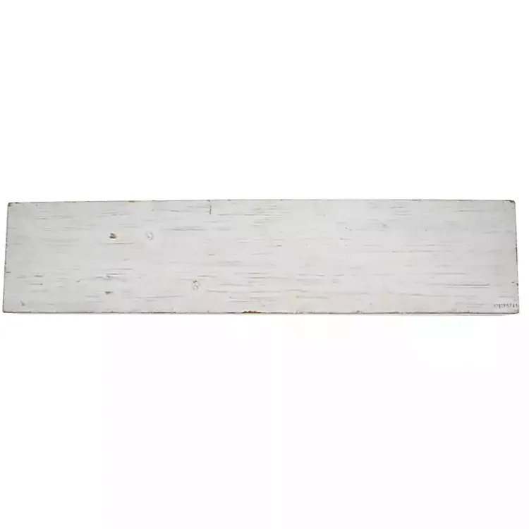 Kirklands Home Whitewashed Wood Floating Shelf, 36 in. Outlet
