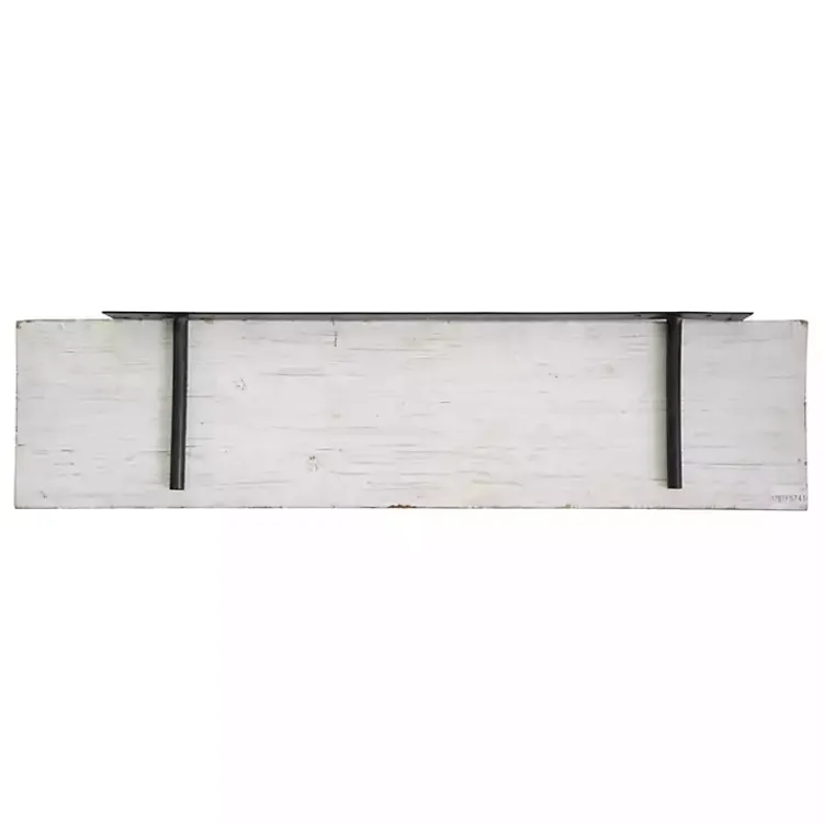 Kirklands Home Whitewashed Wood Floating Shelf, 36 in. Outlet
