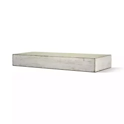 Kirklands Home Whitewashed Wood Floating Shelf, 24 in. Discount