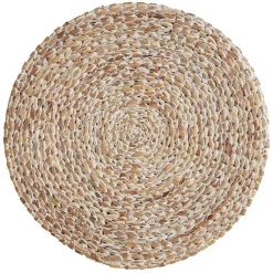 Kirklands Home Whitewashed Woven Rattan Placemats, Set of 4 Discount