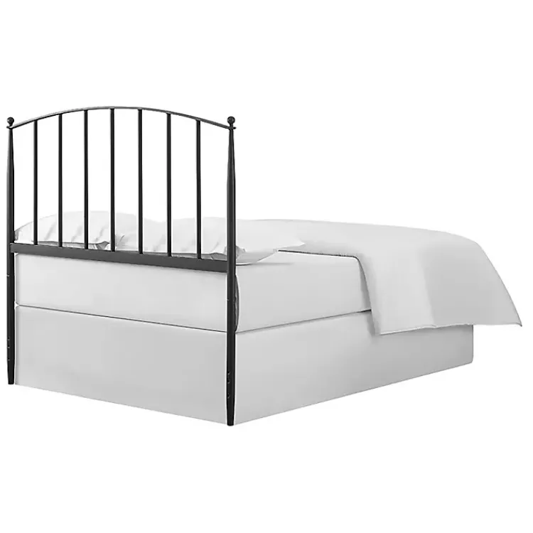 Kirklands Home Whitley Metal Slat Full/Queen Headboard Black New