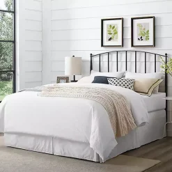 Kirklands Home Whitley Metal Slat King Headboard Black Best