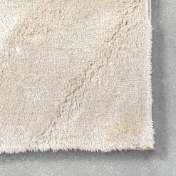 Kirklands Home Whitlow Cream Shag Washable Area Rug, 5x8 Ivory Best