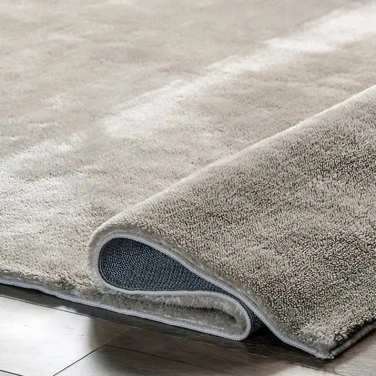 Kirklands Home Whitlow Shag Washable Area Rug, 6x9 Gray Sale